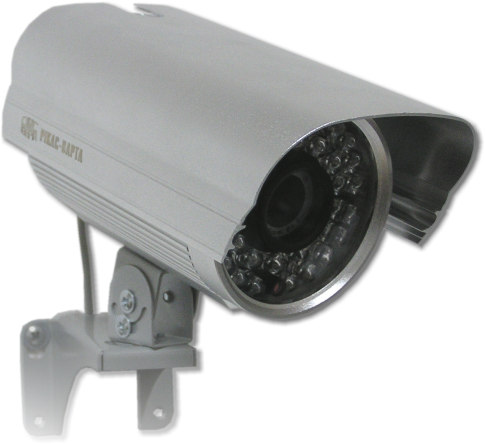 DN-790: Цветная видеокамера уличного видеонаблюдения с фиксированным объективом и усиленной ИК подсветкой