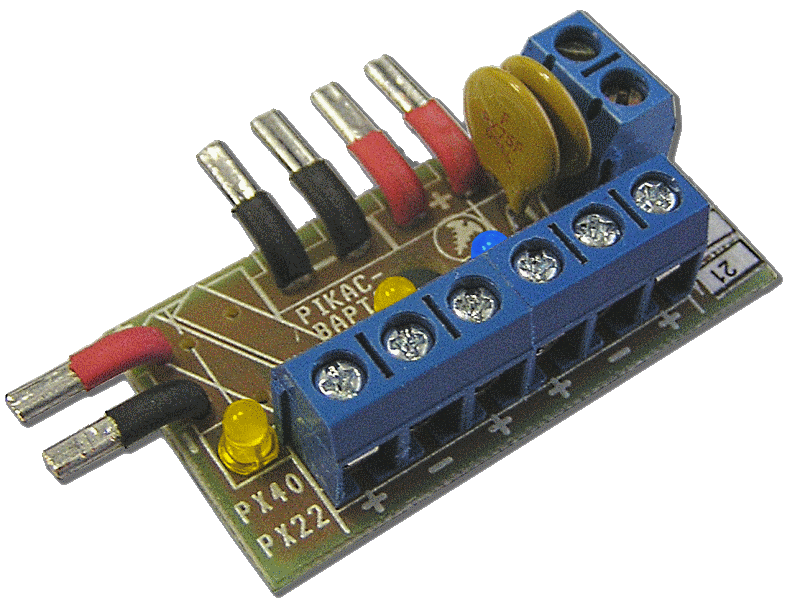 PX-22-0703 - 4-канальный расширитель электропитания на два тока 0,75А и 0,35 А