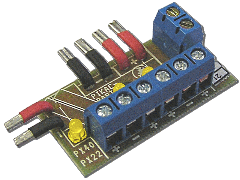 PX-40-03 - 4-канальный расширитель электропитания на ток 0,35 А