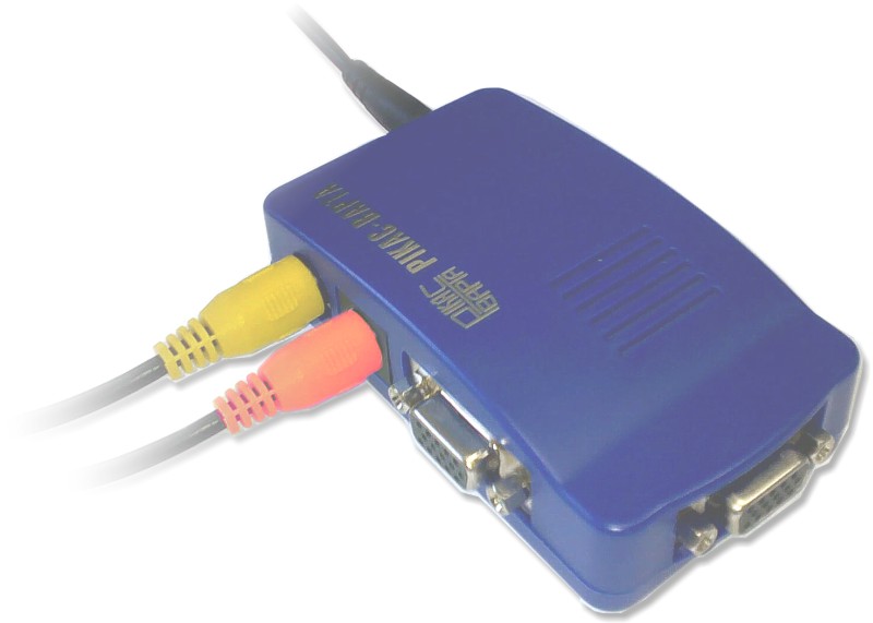 Двухканальный конвертер видеосигнала в VGA (TV-to-VGA converter)