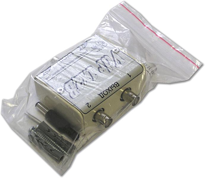 Распределитель видеосигнала VDr-1x2B в транспортной таре, с комплектом ЗИП и паспортом